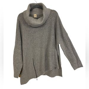 Gray cowl trendy sweater XL
